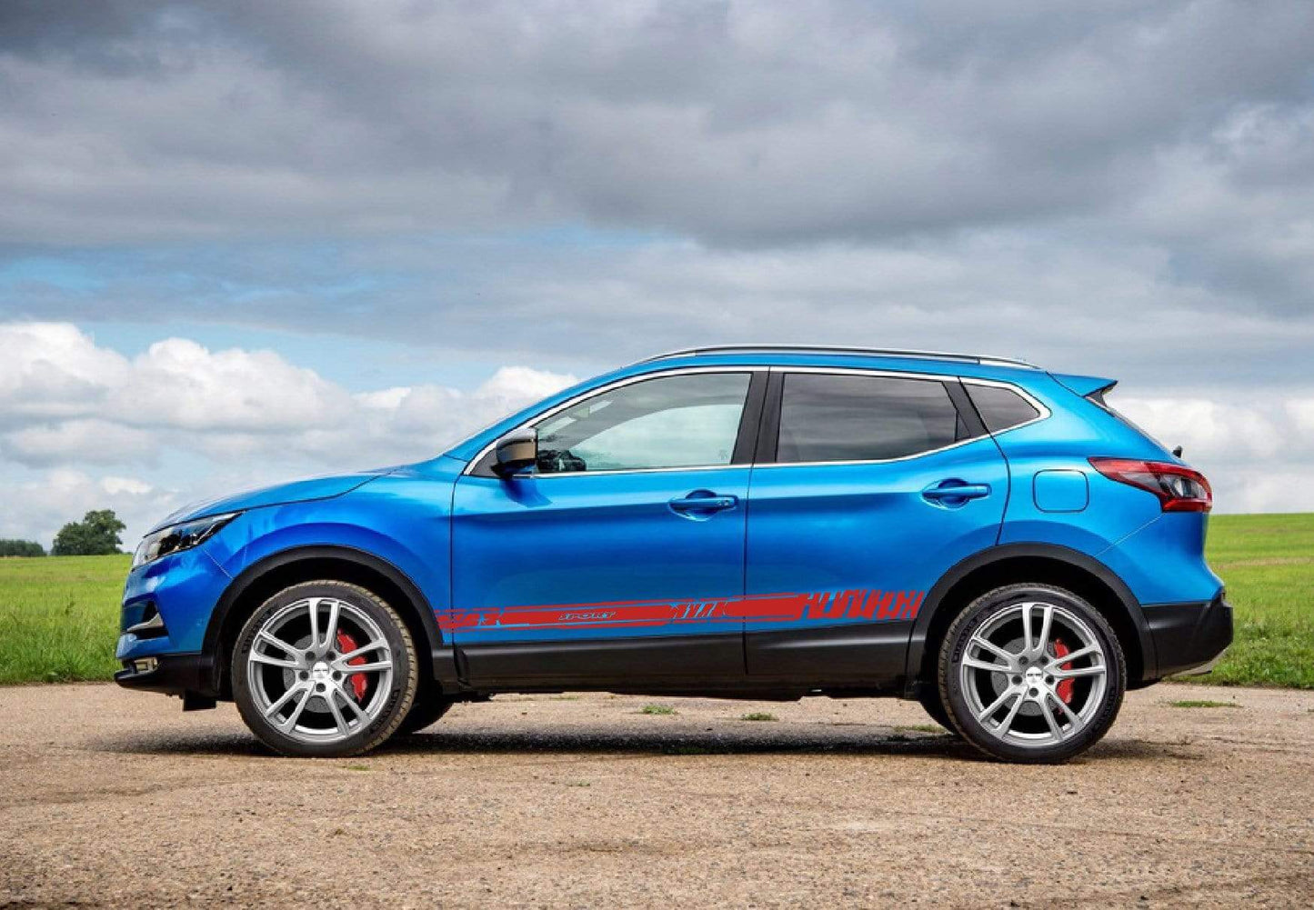 Autocollants pour camions Racing Stripes pour Nissan Qashqai