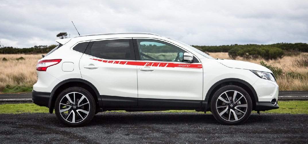 Autocollants en vinyle pour camion Nissan Qashqai