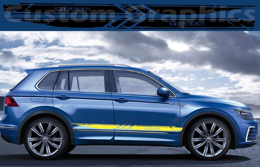 Vinyl Graphics Unique Best Graphic Vinyl Graphics Decals Compatible with VW Tiguan
