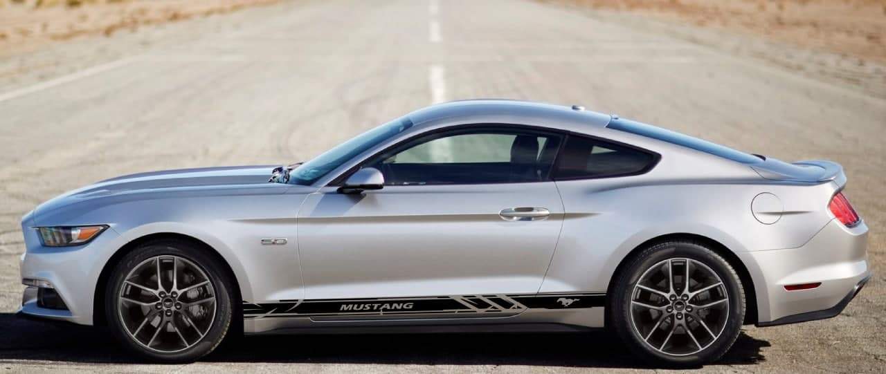 Vinyl Graphics Unique Classic Design Stickers compatible with Ford Mustang  | Ford mustang sticker