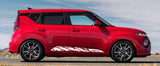 Vinyl Graphics Unique Design Decal Sticker Vinyl Side Racing Stripes Compatible with Kia Soul