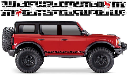 Vinyl Graphics Unique Design Stickers Decals Compatible With Ford Bronco Traxxas 4 doors
