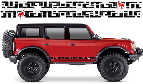 Vinyl Graphics Unique Design Stickers Decals Compatible With Ford Bronco Traxxas 4 doors