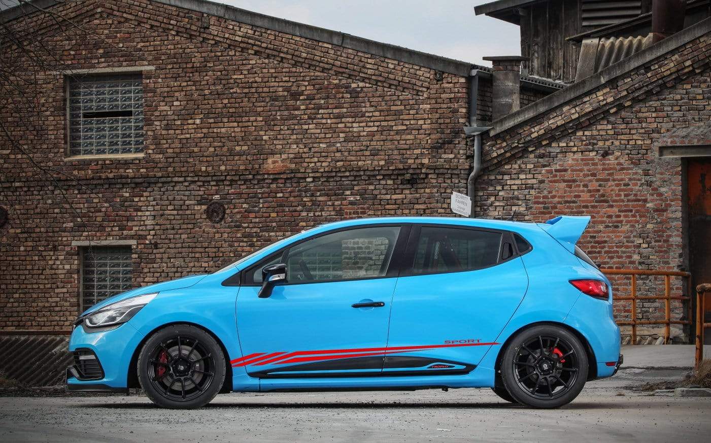 Cadeau graphique unique autocollants renault Racing Stripes pour Renault Clio autocollants voiture renault clio