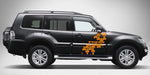 Premium Quality Stickers Compatible with Mitsubishi Pajero Style Name Design BFF Vinyl car stickers Automotive decals Custom car stickers