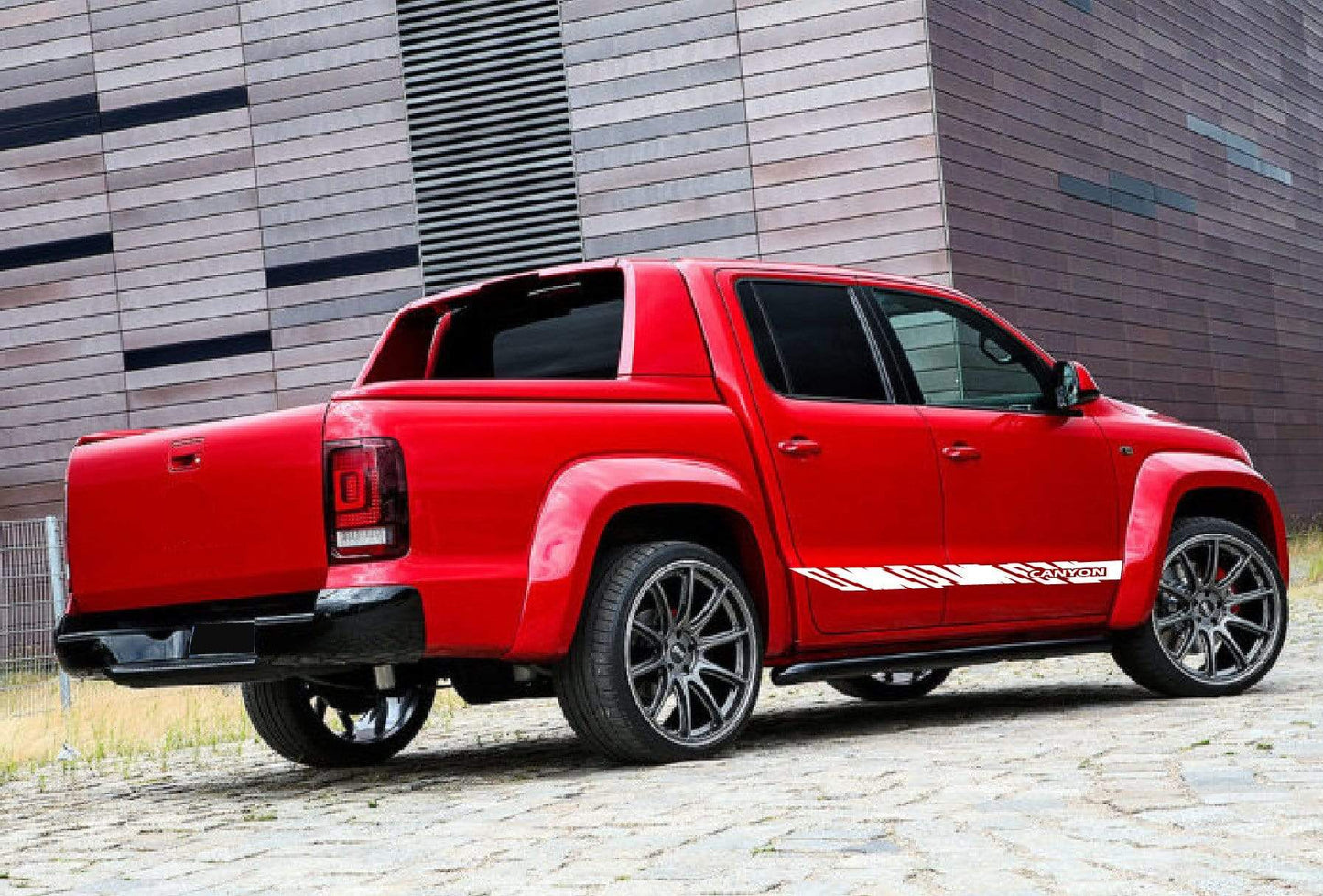 Graphismes uniques pour VW Amarok | Autocollants de la gamme VW Amarok | Kit de décalcomanies VW | Autocollants Amarok