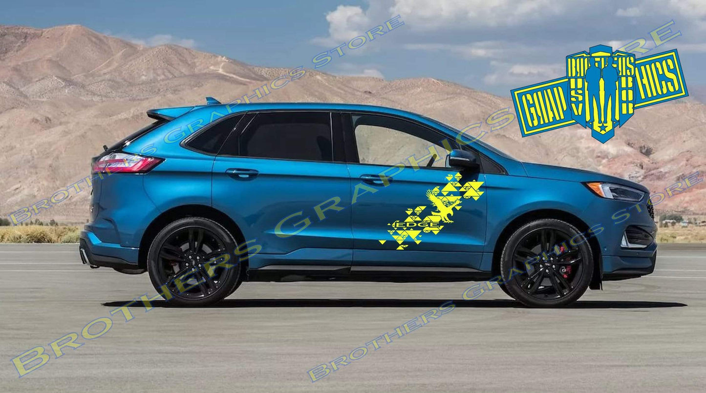 Autocollants en vinyle aux graphismes uniques pour Ford Edge