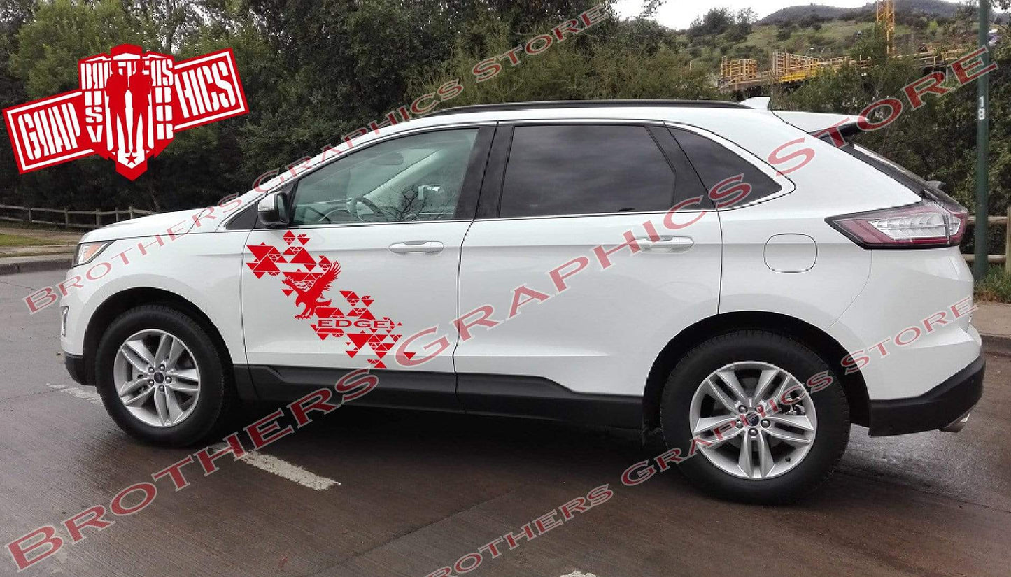 Autocollants en vinyle aux graphismes uniques pour Ford Edge