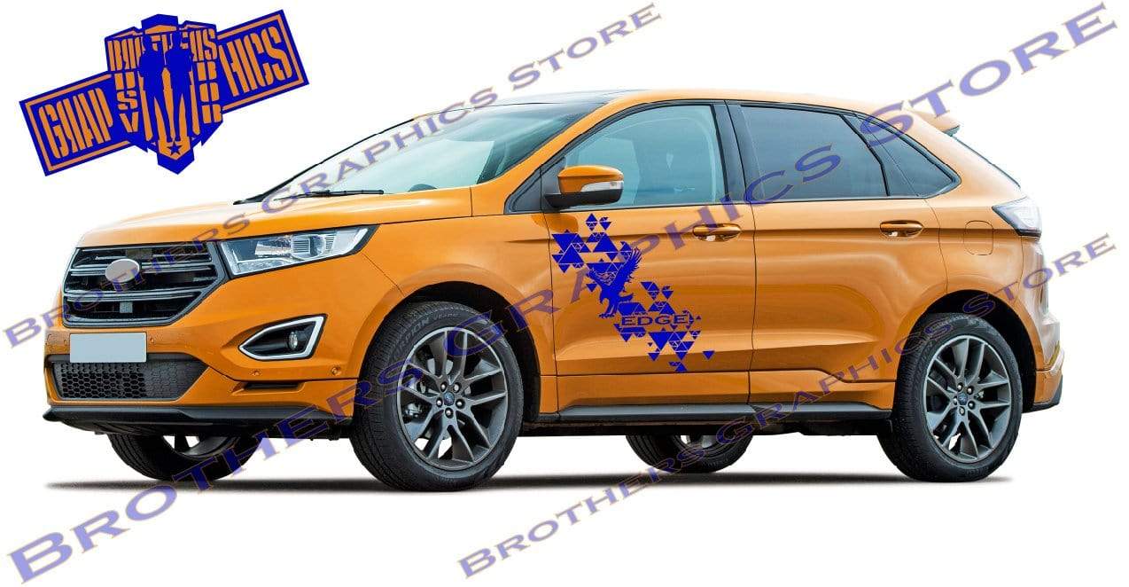 Autocollants en vinyle aux graphismes uniques pour Ford Edge