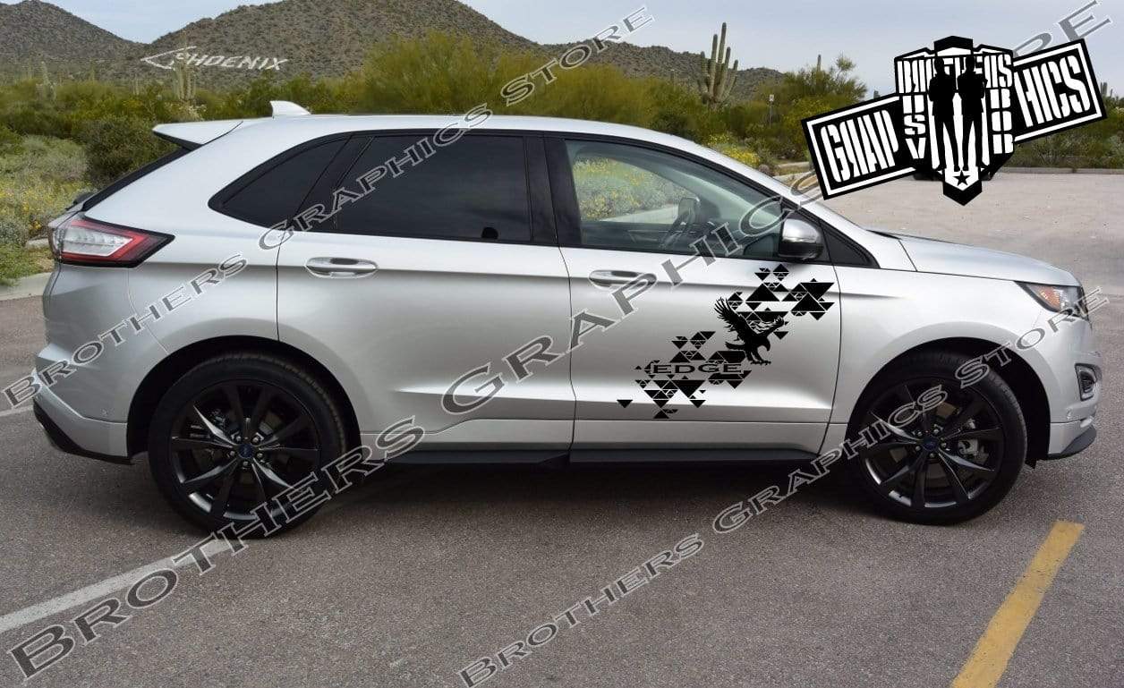 Premium Vinyl Stickers Compatible With Ford Edge Best Design BFF