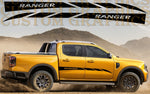 Vinyl Graphics Unique Line Design Sticker Side Door Stripe Stickers Compatible With Ford Ranger