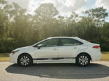 Vinyl Graphics Unique Line Graphic Gift Toyota Corolla Racing Stripes for Corolla car stickers decals
