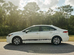 Vinyl Graphics Unique Line Graphic Gift Toyota Corolla Racing Stripes for Corolla car stickers decals