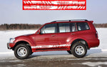 Premium Quality Stickers Compatible with Mitsubishi Pajero Stylish Name Design BFF