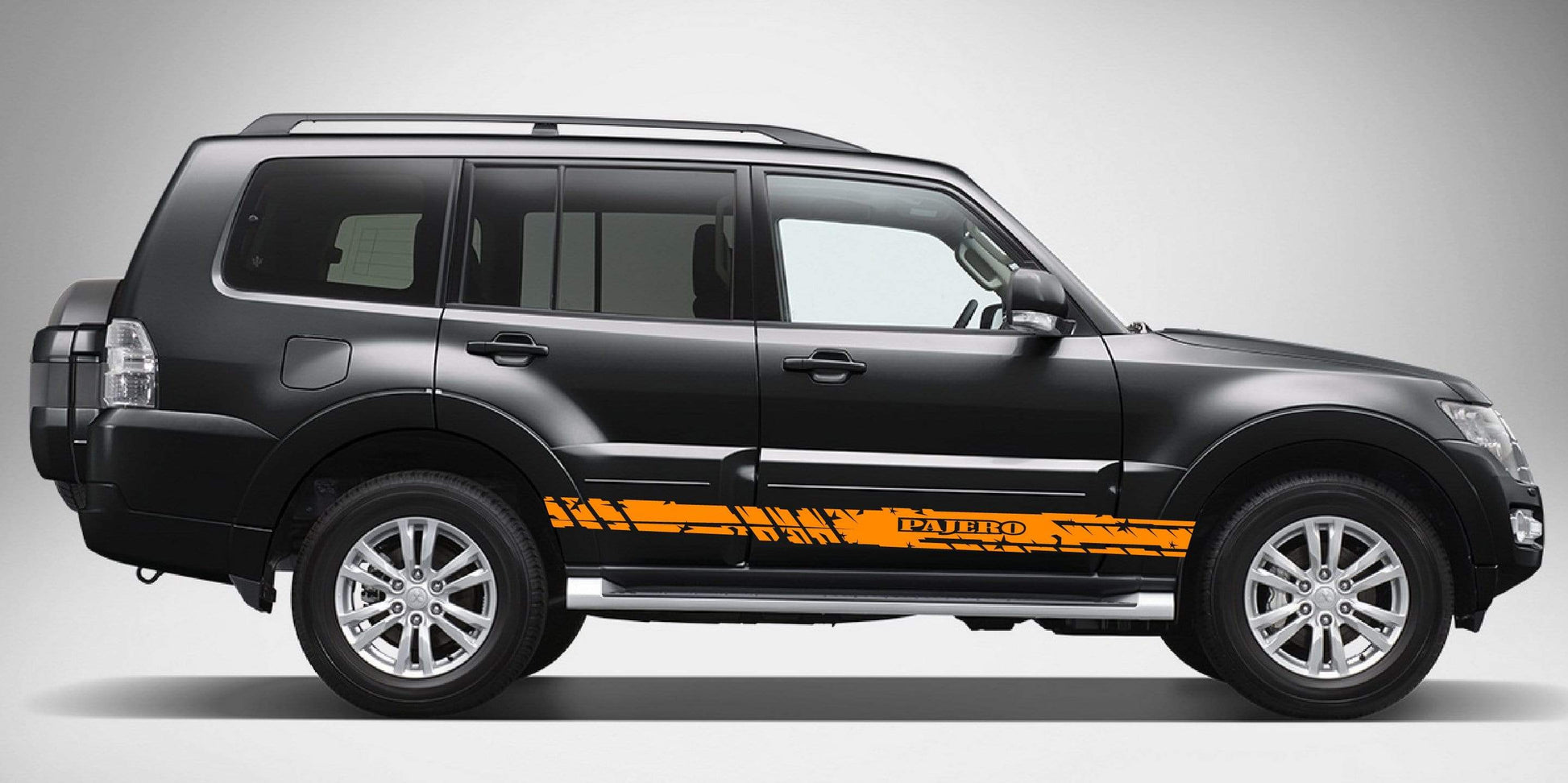 Premium Quality Stickers Compatible with Mitsubishi Pajero Stylish Name Design BFF