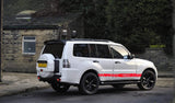 Premium Quality Stickers Compatible with Mitsubishi Pajero Stylish Name Design BFF