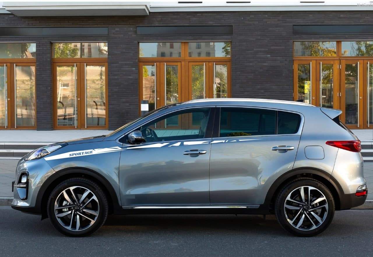 Vinyl Graphics Up Design Decal Sticker Vinyl Side Racing Stripes Compatible with Kia Sportage