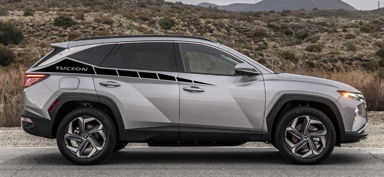 Premium Vinyl sticker Compatible with for Hyundai Tucson Automotive decals Custom car stickers, 
Car styling decals, 
Graphic car stickers,  
Decorative car decals