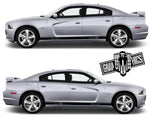 Vinyl Decal Side Door Stripe Sticker Graphics Kit Dodge Charger - Brothers-Graphics