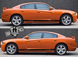 Vinyl Decal Side Door Stripe Sticker Graphics Kit Dodge Charger - Brothers-Graphics