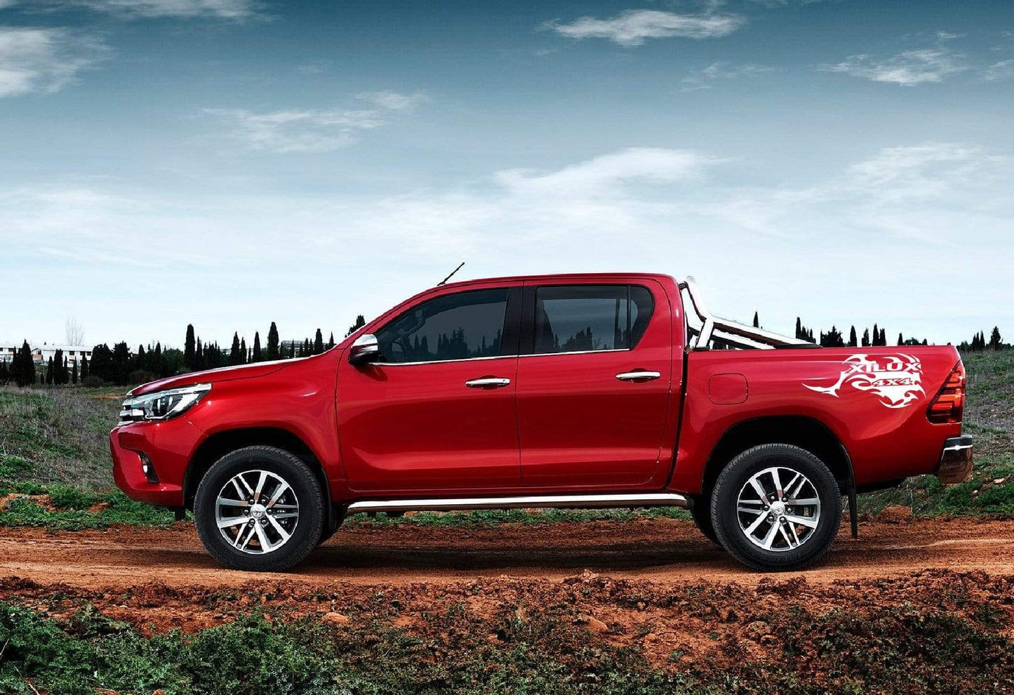 Vinyl Decal Sticker Vinyl Side Racing Stripes for Toyota Hilux