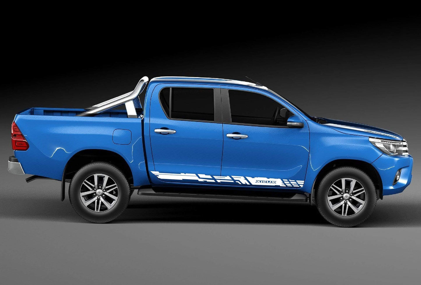 Vinyl Decal Sticker Vinyl Side Racing Stripes for Toyota Hilux