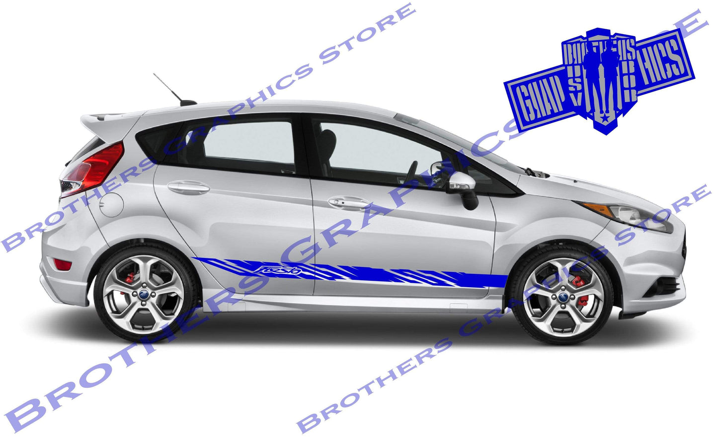 Premium Vinyl Sticker Compatible with Ford Fiesta Decorative car decals Personalized Design, 
Vehicle Enhancement, 
Sticker Street Auto