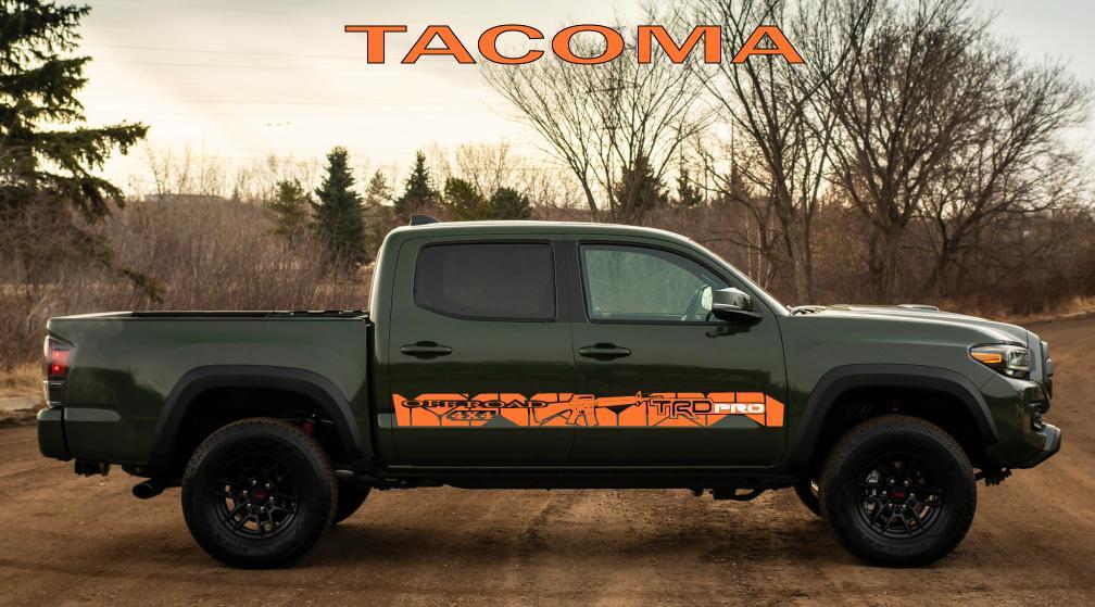 Autocollants en vinyle pour TOYOTA Tacoma TRD