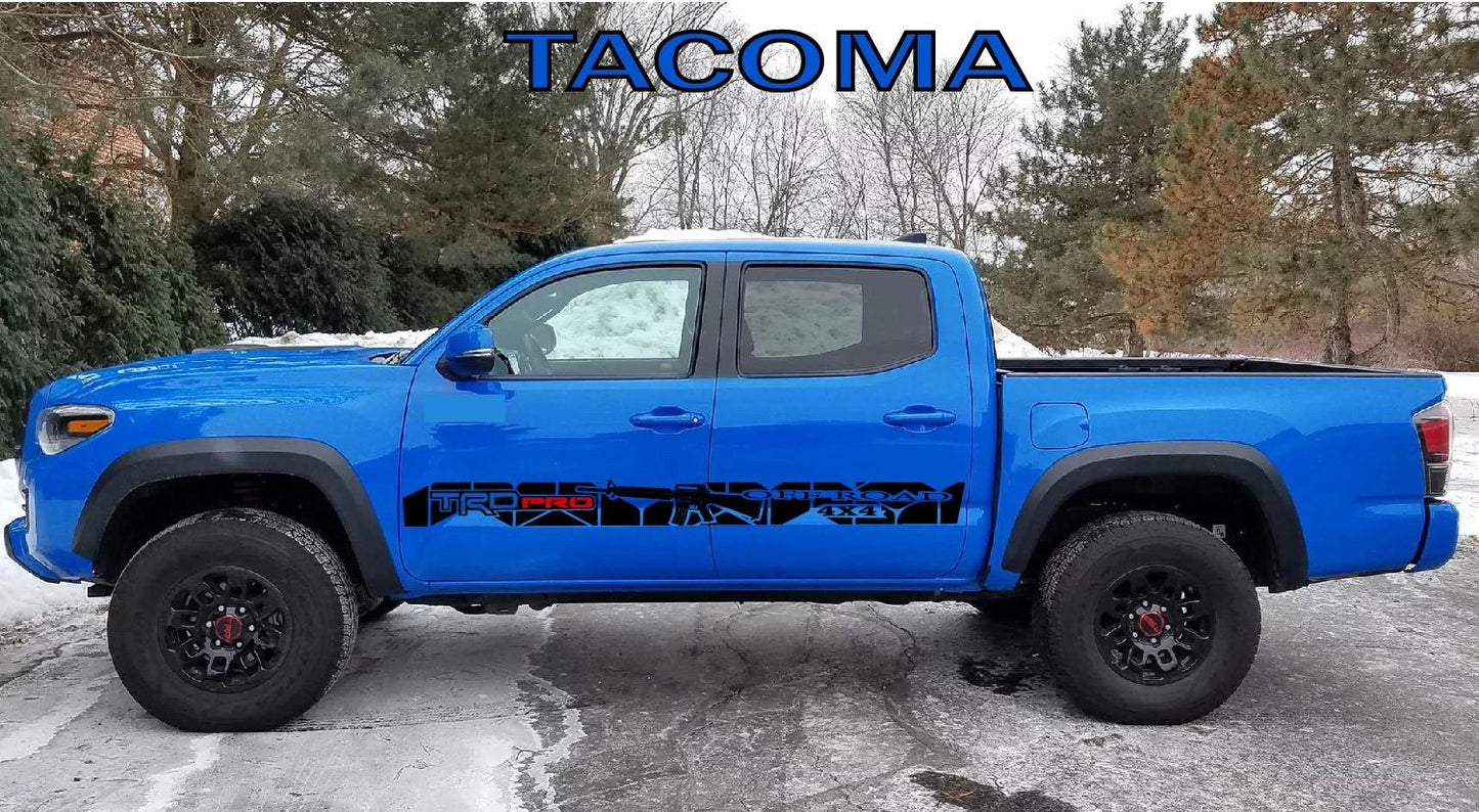 Autocollants en vinyle pour TOYOTA Tacoma TRD