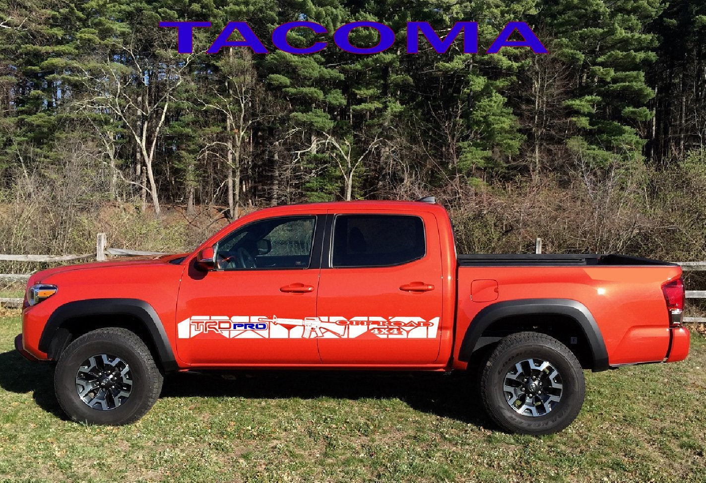 Autocollants en vinyle pour TOYOTA Tacoma TRD