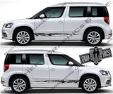 Vinyl Graphic Racing Decal Kit Sticker For Skoda Yeti - Brothers-Graphics