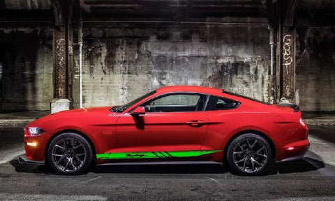 Autocollants en vinyle pour Ford Mustang | Bandes latérales Ford Mustang | Autocollants Shelby | Autocollants pour voiture Mustang