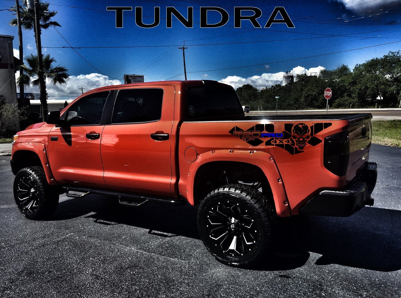 Autocollants graphiques en vinyle pour Toyota Tundra