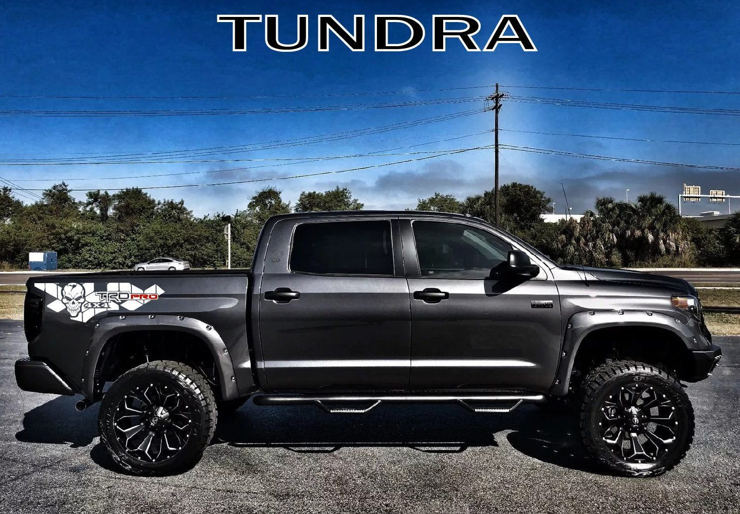 Autocollants graphiques en vinyle pour Toyota Tundra