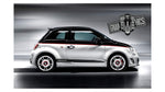 Vinyl Graphics Rally Decals Car Stickers fit Fiat Abarth 500