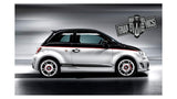 Vinyl Graphics Rally Decals Car Stickers fit Fiat Abarth 500