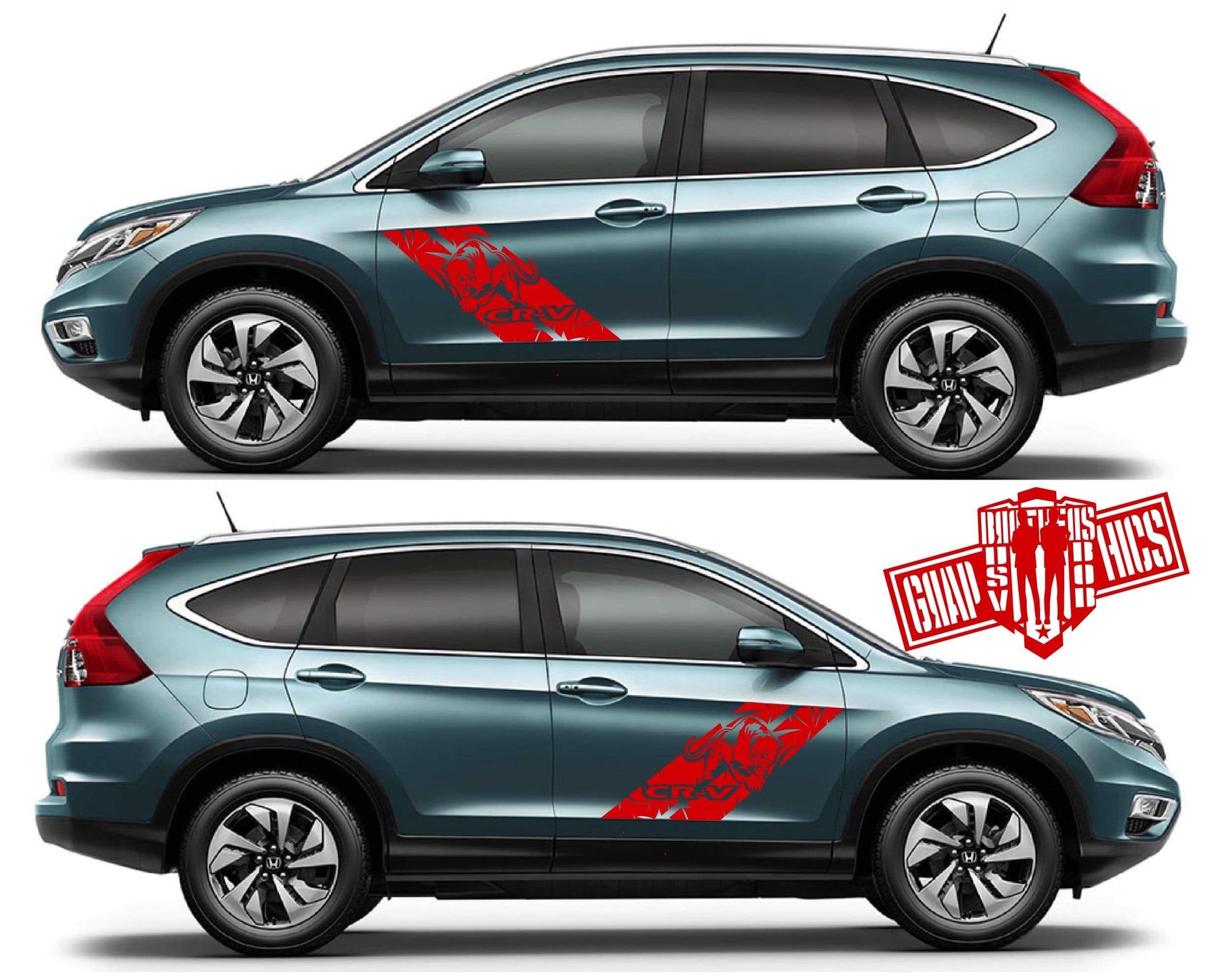 Vinyl Graphics Special Made for Honda CR-V - Brothers-Graphics