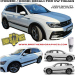 Vinyl Graphics Stickers Decals For VW Tiguan