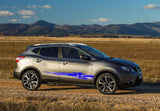 Autocollants graphiques en vinyle uniques en forme de crâne pour Nissan Qashqai