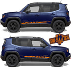 Vinyl Racing Stripe Stickers For Jeep Renegade - Brothers-Graphics