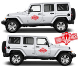 Vinyl Racing Stripe Stickers For Jeep Wrangler - Brothers-Graphics