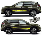 Vinyl Racing Stripe Stickers For Nissan Rogue - Brothers-Graphics