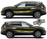 Vinyl Racing Stripe Stickers For Nissan Rogue - Brothers-Graphics