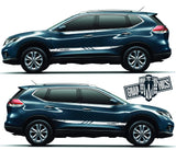 Vinyl Racing Stripe Stickers For Nissan Rogue - Brothers-Graphics