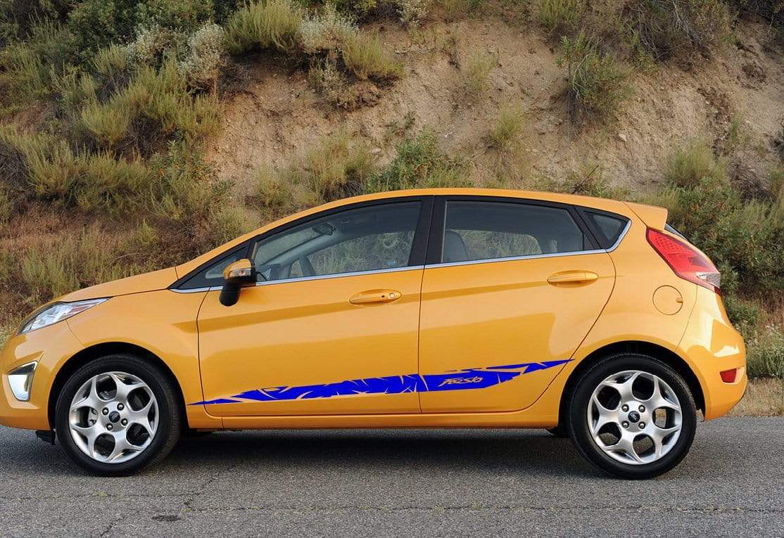 Premium Vinyl Sticker Compatible with Ford Fiesta Sticker Street Auto Stylish Exclusive Easy Application