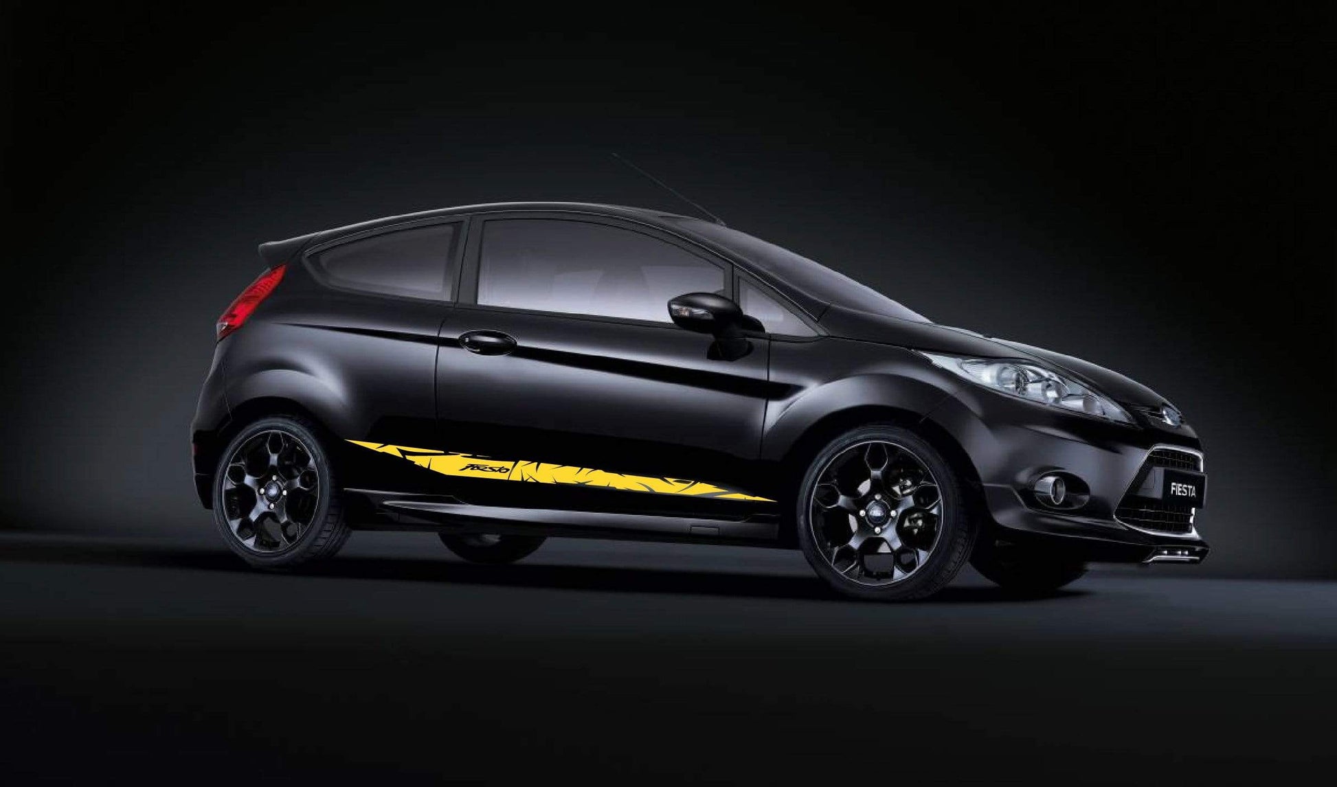 Premium Vinyl Sticker Compatible with Ford Fiesta Sticker Street Auto Stylish Exclusive Easy Application