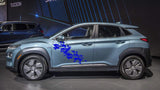 Premium Vinyl Sticker Compatible with Hyundai Kona Door Style Eagle design