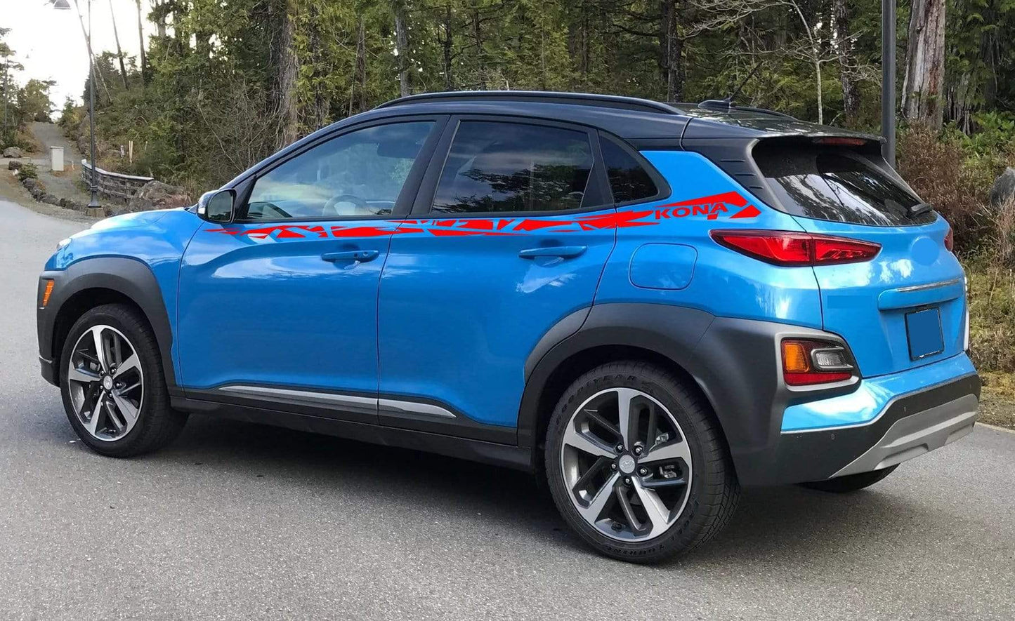 Premium Quality Vinyl Stickers Beautiful Graphics For Hyundai Kona BFF