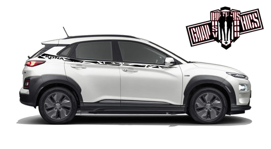 Premium Quality Vinyl Stickers Beautiful Graphics For Hyundai Kona BFF