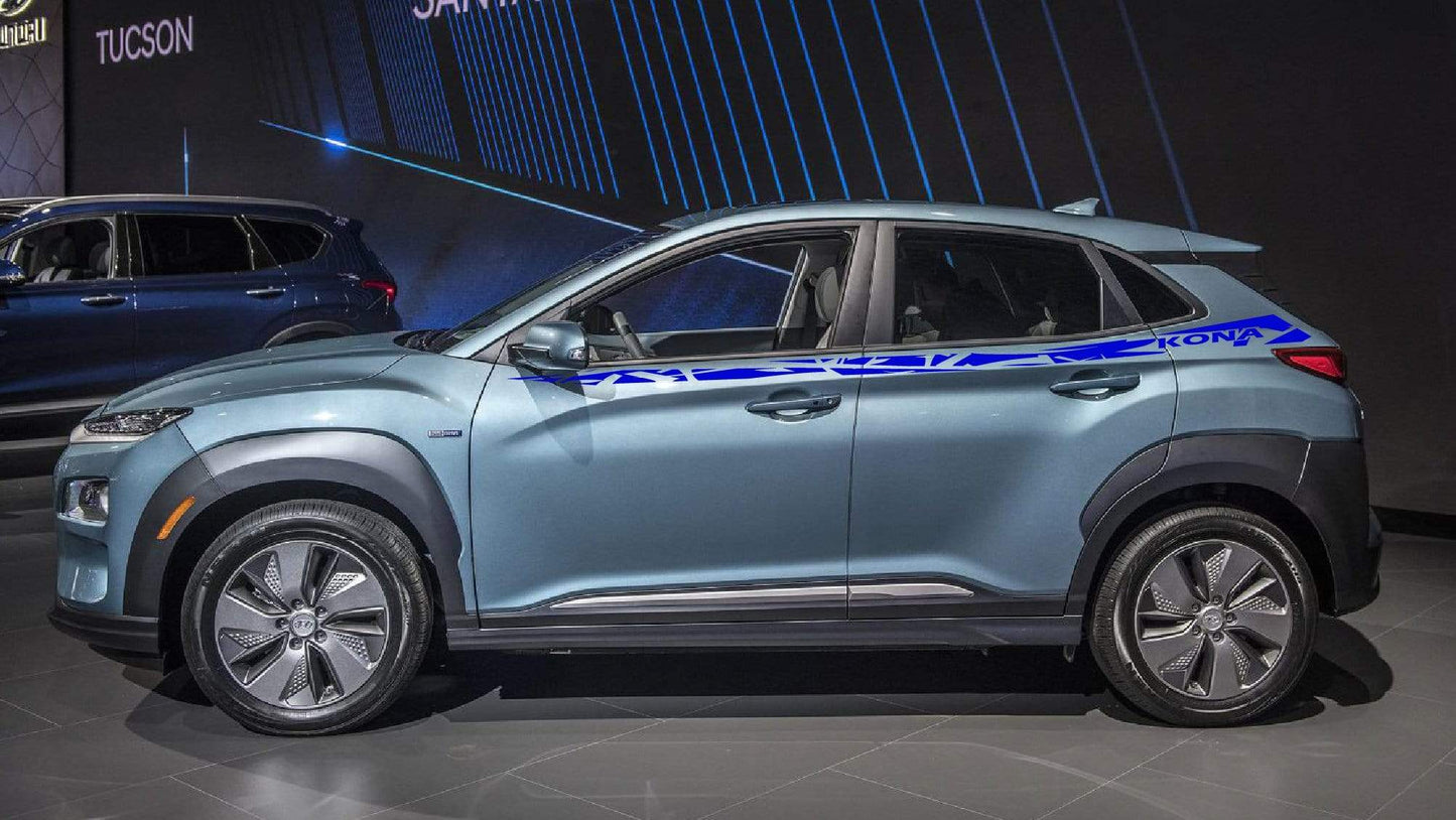 Premium Quality Vinyl Stickers Beautiful Graphics For Hyundai Kona BFF